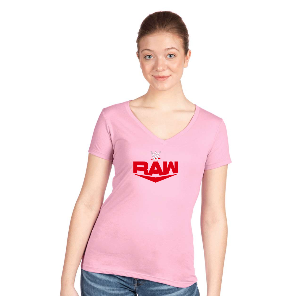 Women's WWE Raw  Next Level V-Neck T-Shirt