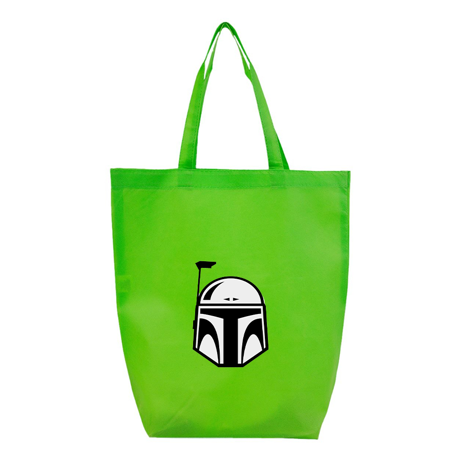 Star Wars Boba Fett Helmet Q-Tees Non-Woven Gusset Bottom Tote