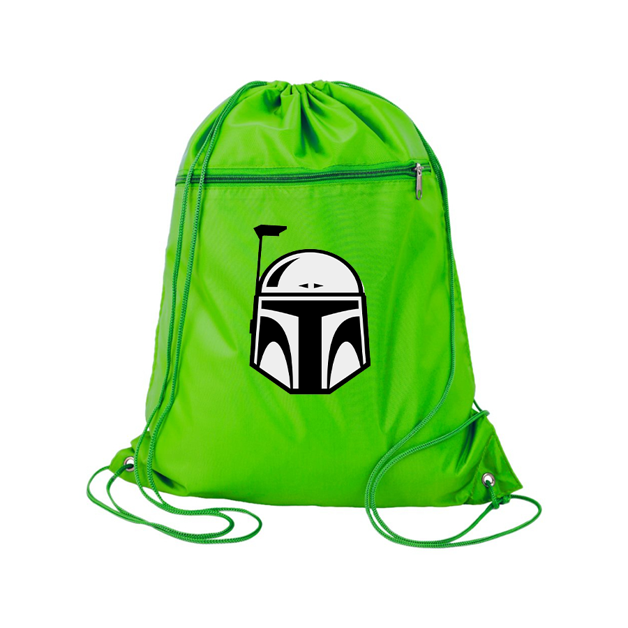 Star Wars Boba Fett Helmet Q-Tees - Polyester Cinchpack
