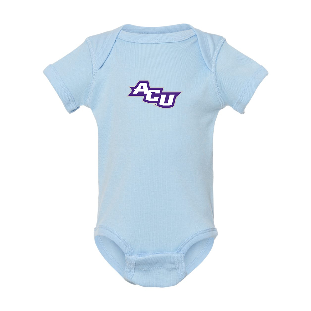 Abilene Christian Wildcats  Rabbit Skins Infant Baby Rib Bodysuit