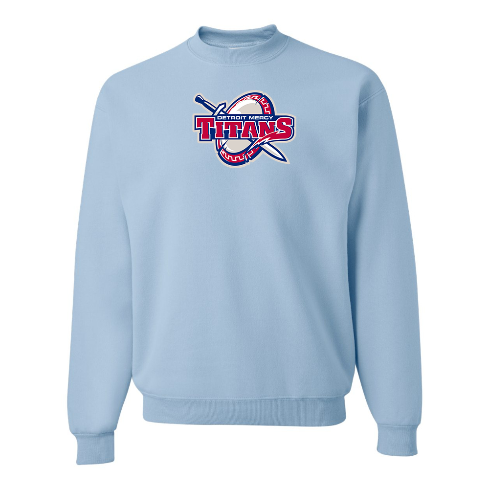 Men's Detroit Titans  JERZEES NuBlend Crewneck Sweatshirt