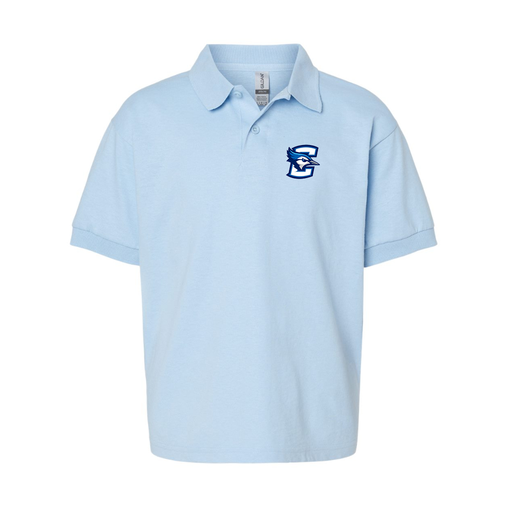 Youth Creighton Bluejays  Gildan Dry Blend Jersey Polo