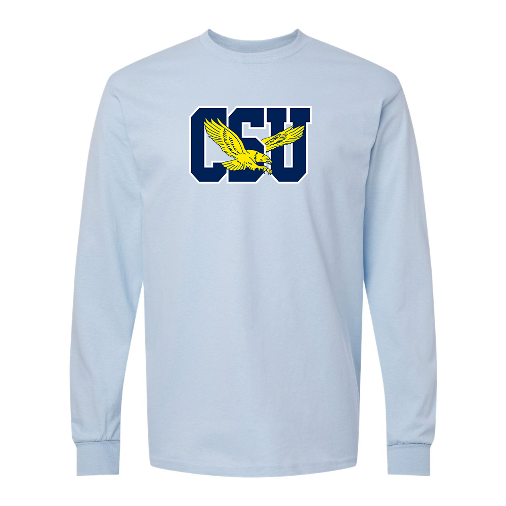 Men's Coppin State Eagles Gildan Heavy Cotton Long Sleeve T-Shirt