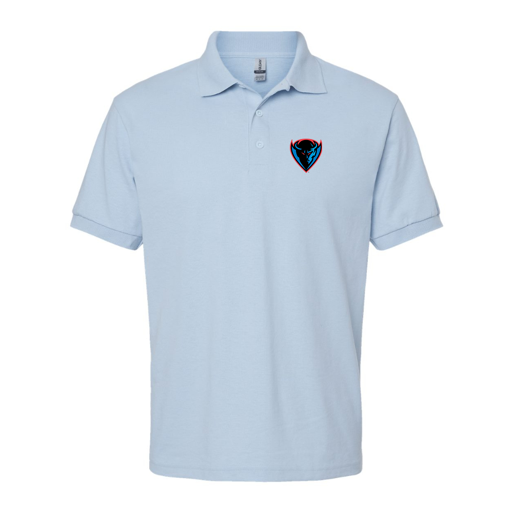 Men's DePaul Blue Demons Dry Blend Jersey Polo