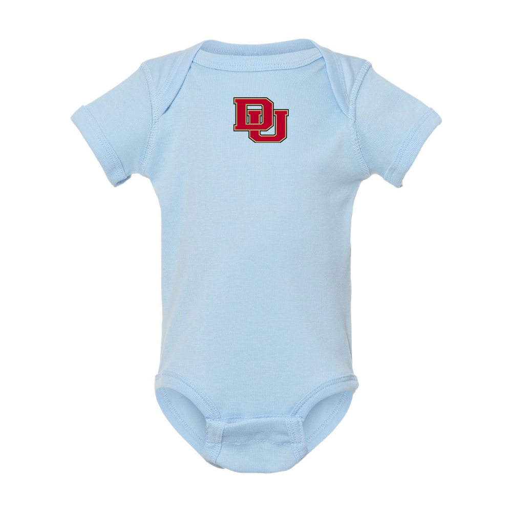 Denver Pioneers  Rabbit Skins Infant Baby Rib Bodysuit
