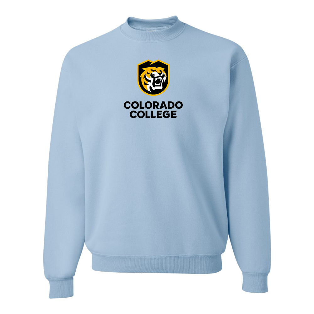 Men's  Colorado College Tigers JERZEES NuBlend Crewneck Sweatshirt