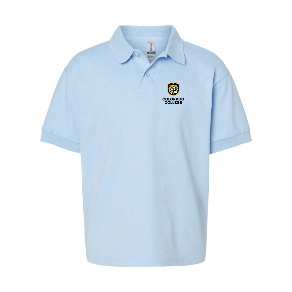 Youth Colorado College Tigers  Gildan Dry Blend Jersey Polo