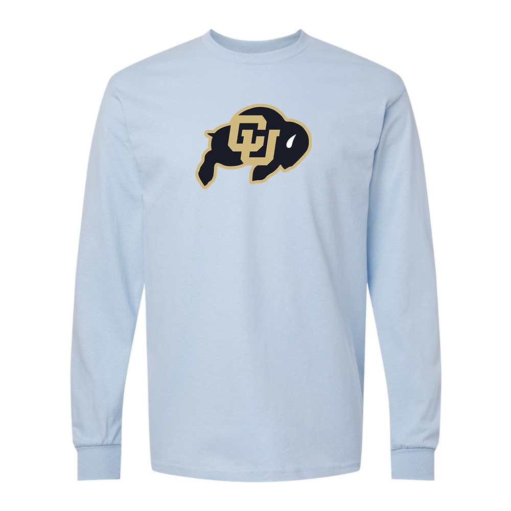 Men's Colorado Buffaloes  Gildan Heavy Cotton Long Sleeve T-Shirt