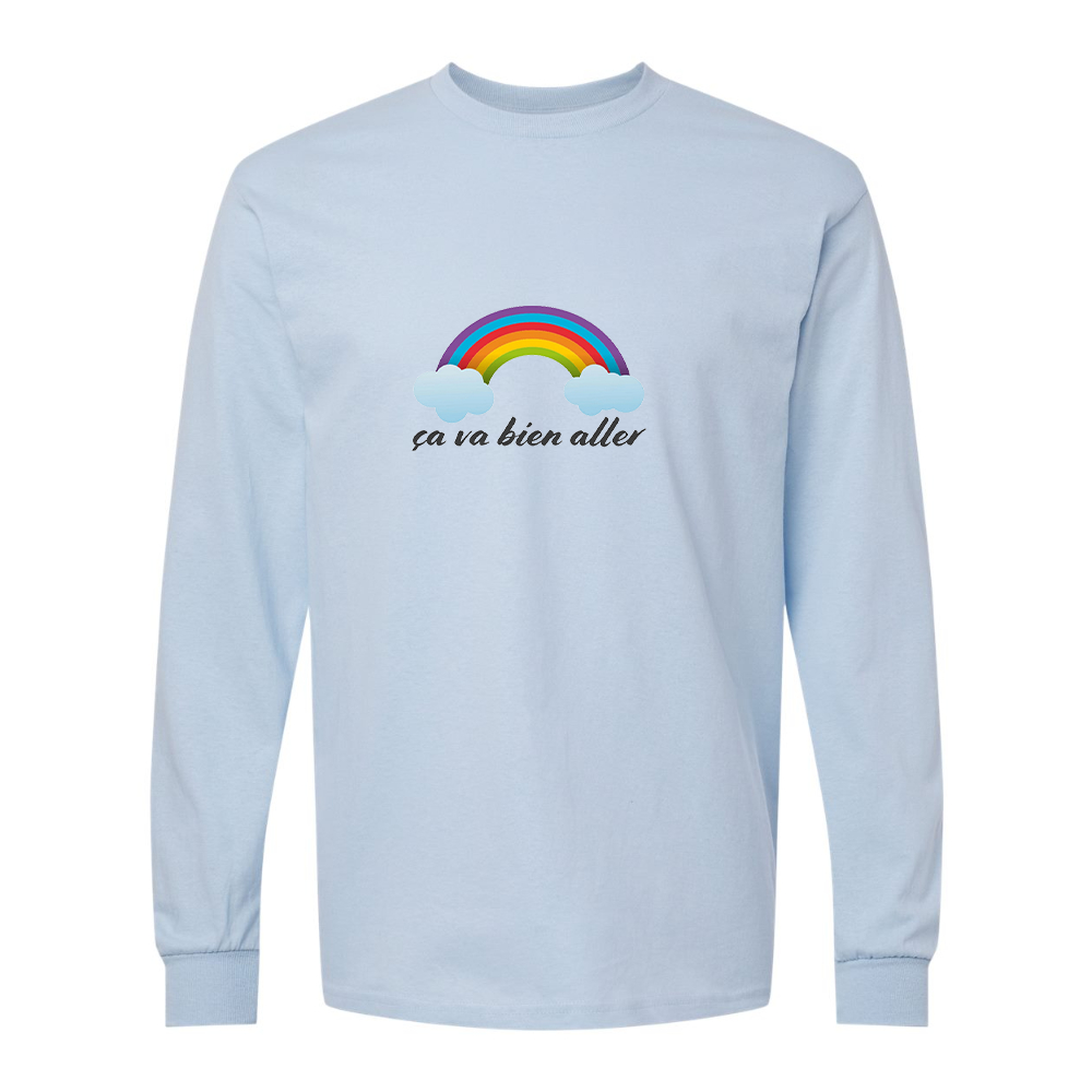 Men's Ça va bien aller Gildan Heavy Cotton Long Sleeve T-Shirt