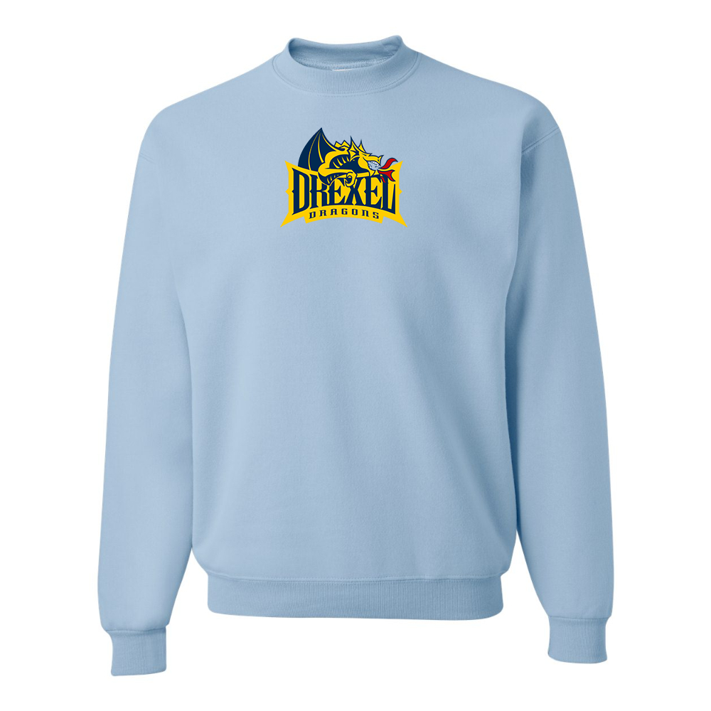 Men's  Drexel Dragons JERZEES NuBlend Crewneck Sweatshirt