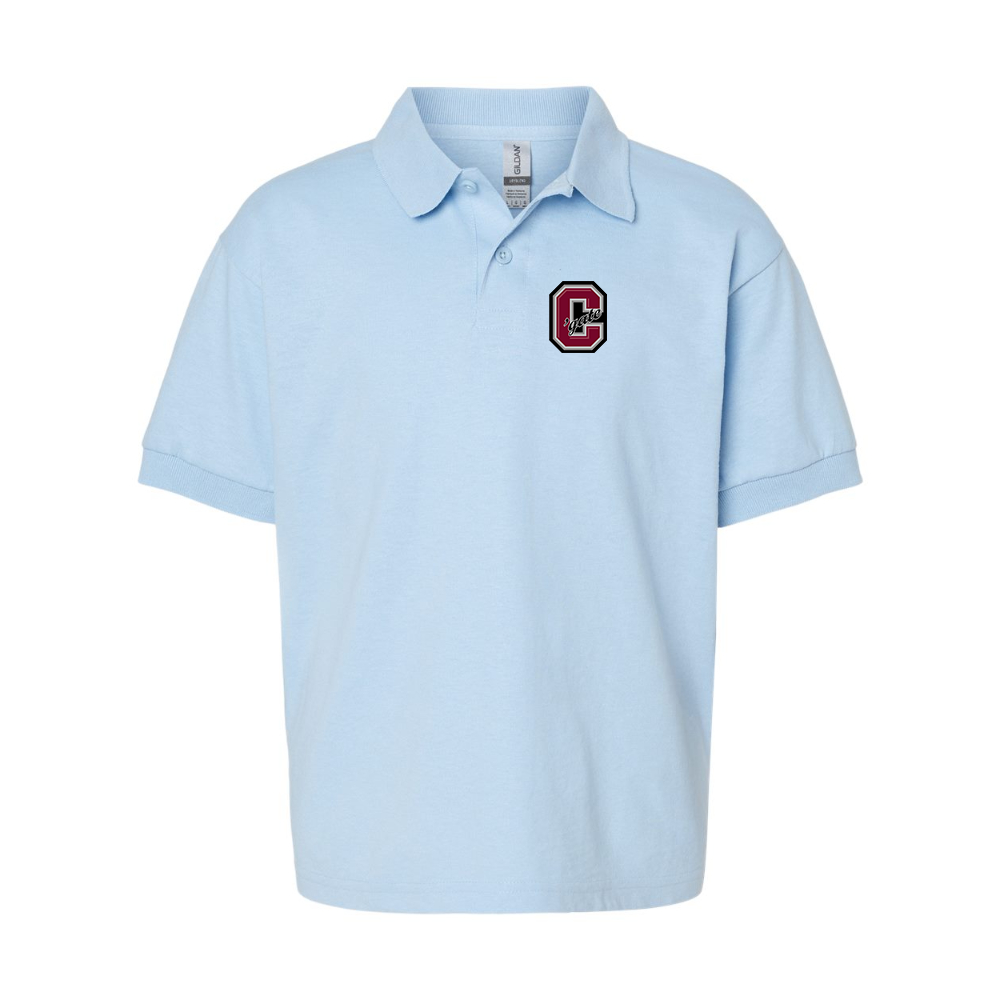 Youth  Colgate Raiders   Gildan Dry Blend Jersey Polo