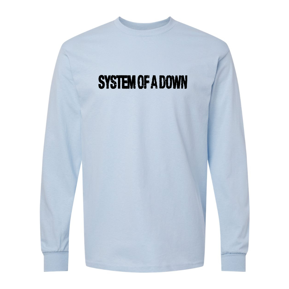 Men's System Of A Down Gildan Heavy Cotton Long Sleeve T-Shirt