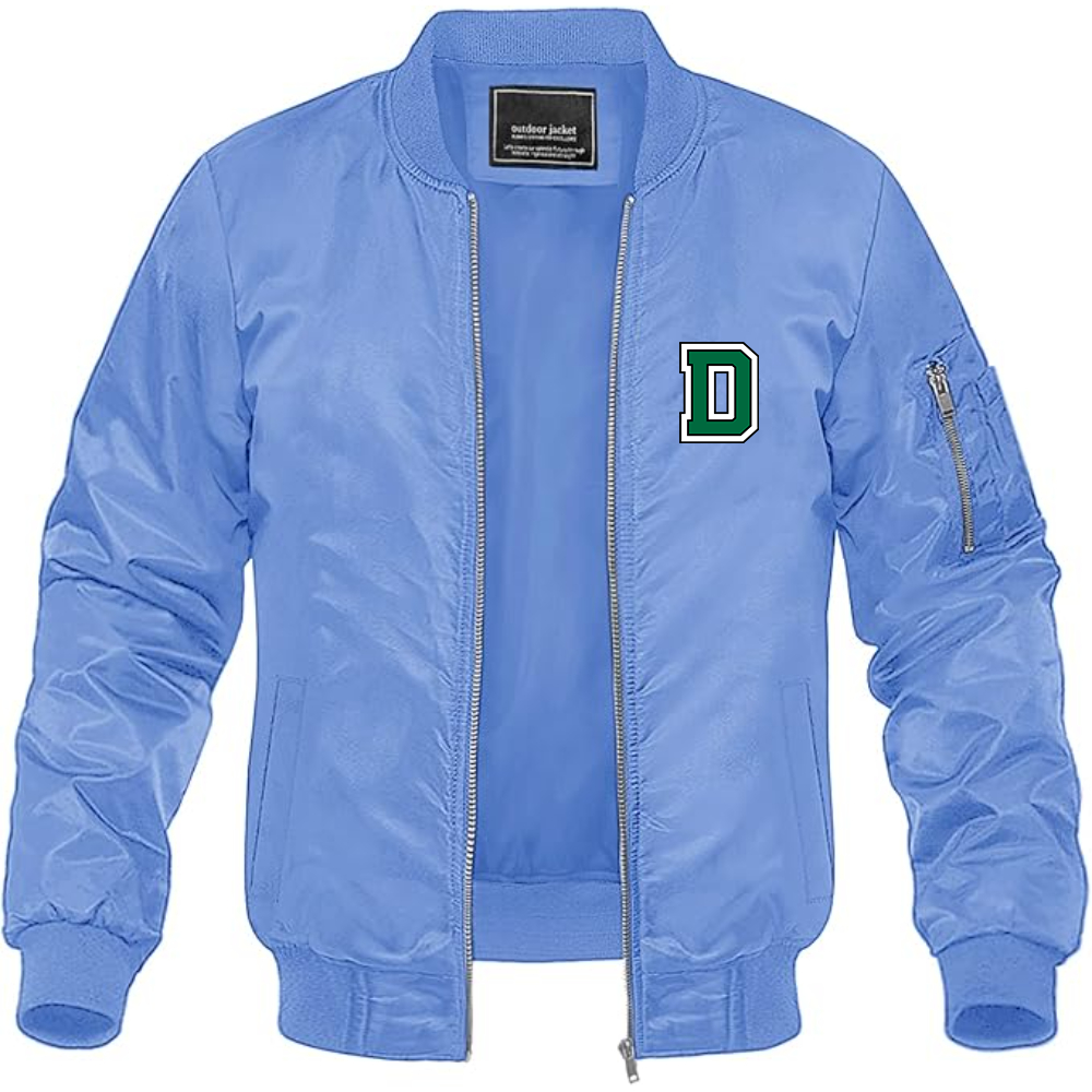 Men's Dartmouth Big Green Lightweight Bomber Jacket Windbreaker Softshell Varsity Jacket Coat