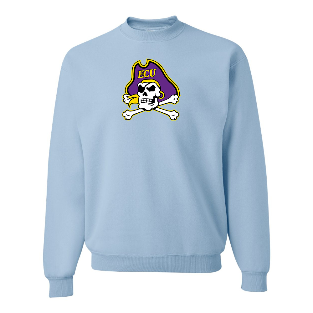 Men's  East Carolina Pirates JERZEES NuBlend Crewneck Sweatshirt