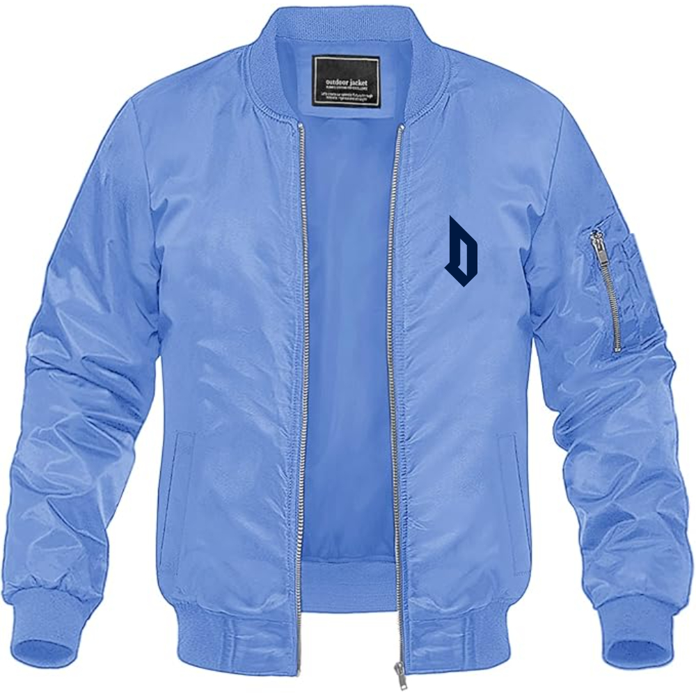 Men's  Duquesne Dukes Lightweight Bomber Jacket Windbreaker Softshell Varsity Jacket Coat