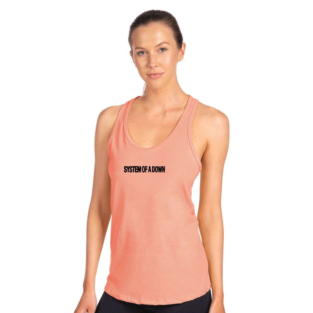 Women's System Of A Down Next Level Ideal Racerback Tank