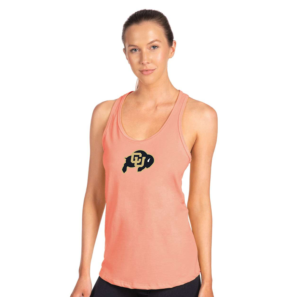 Women's  Colorado Buffaloes  Next Level Ideal Racerback Tank