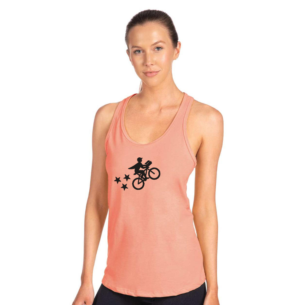 Women's Postmates Bike Next Level Ideal Racerback Tank