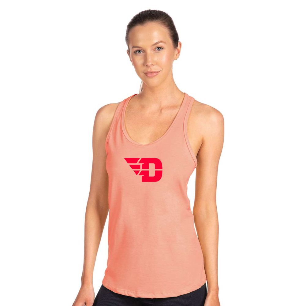 Women's Dayton Flyers  Next Level Ideal Racerback Tank