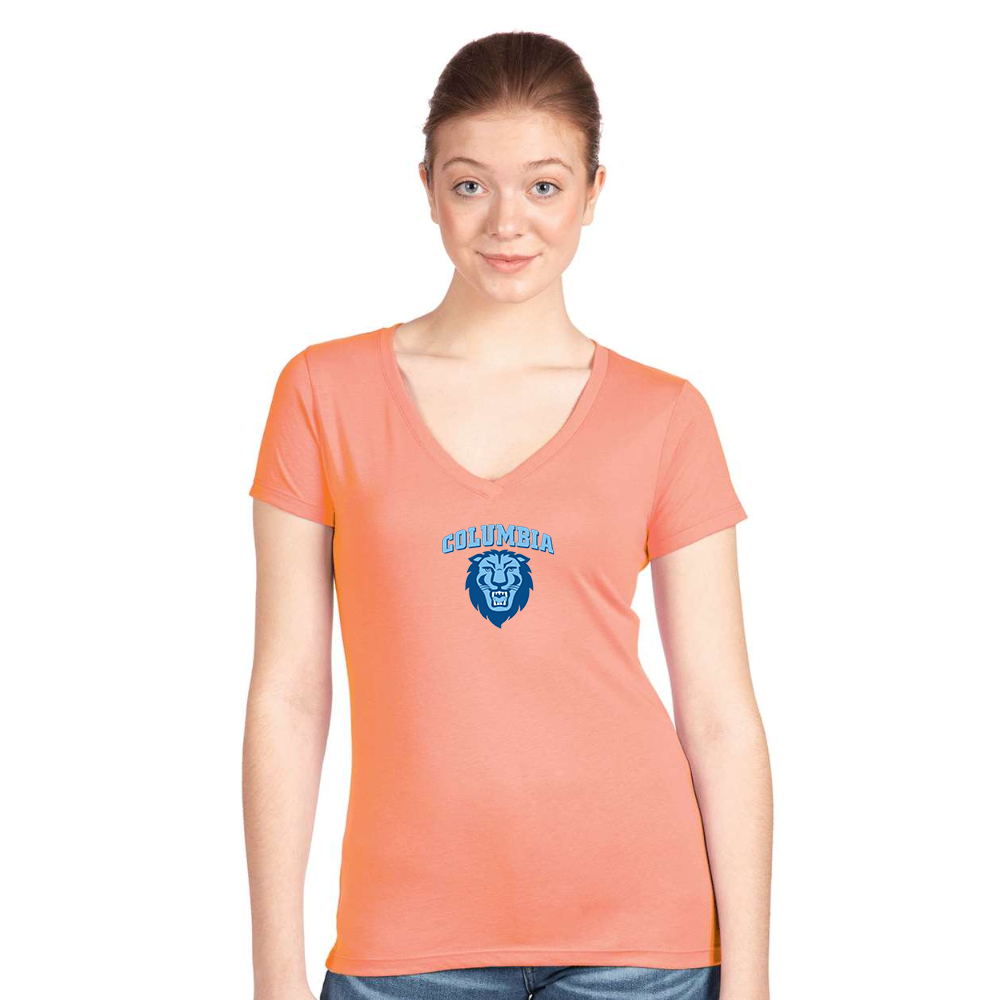 Women's  Columbia Lions Next Level V-Neck T-Shirt