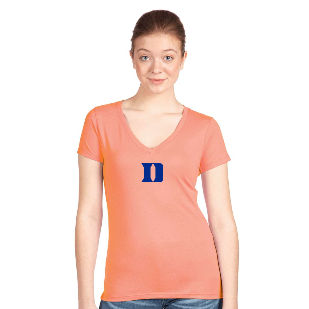 Women's  Duke Blue Devils  Next Level V-Neck T-Shirt