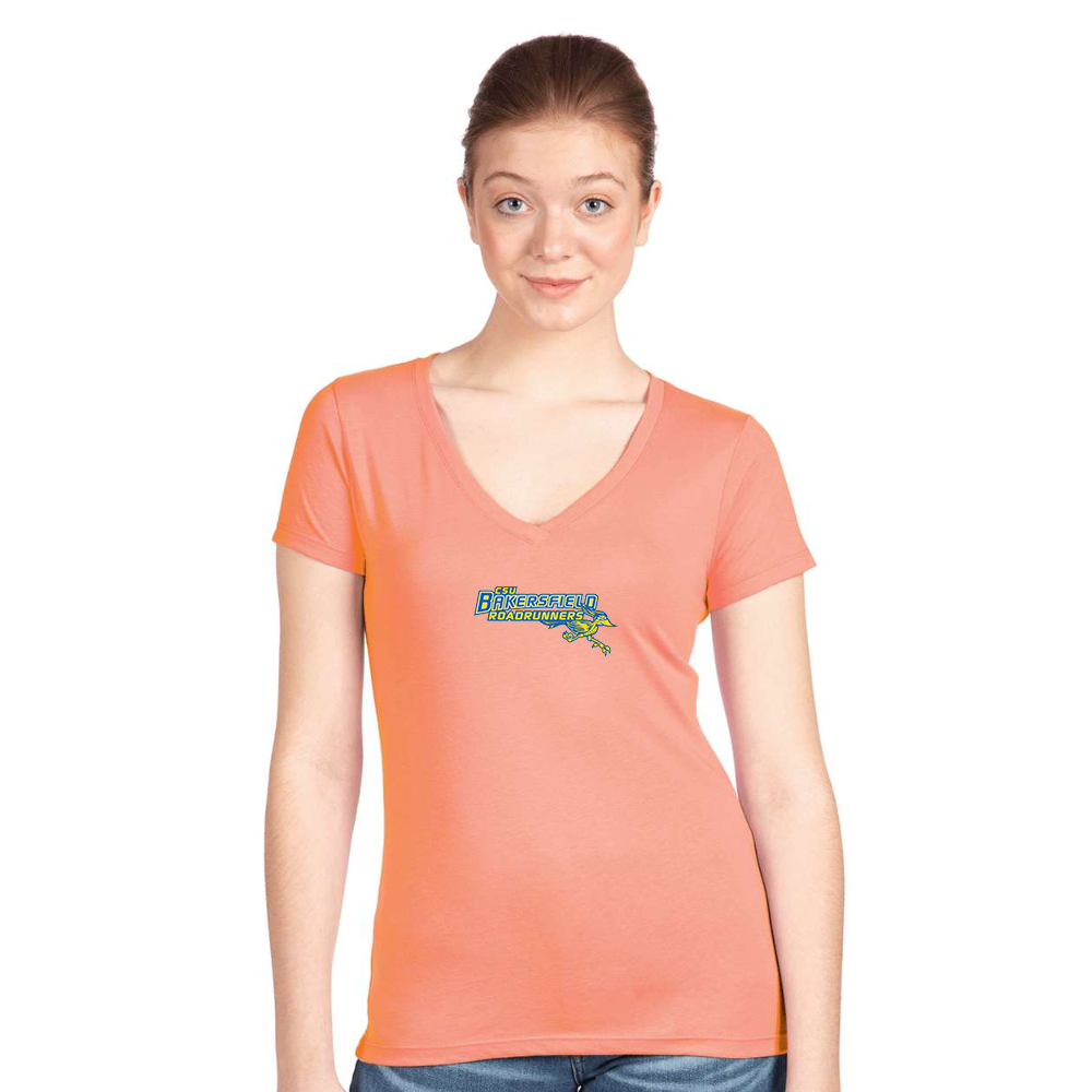 Women's  CSU-Bakersfield Roadrunners   Next Level V-Neck T-Shirt