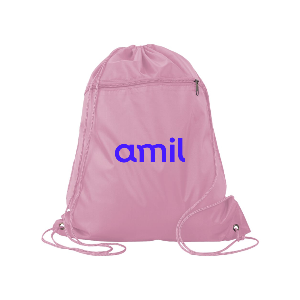 Amil  Q-Tees - Polyester Cinchpack
