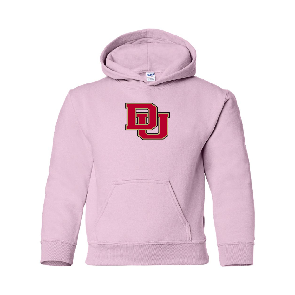 Youth Denver Pioneers  Gildan Heavy Blend  Hooded Sweatshirt