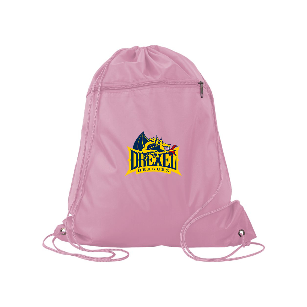 Drexel Dragons Q-Tees - Polyester Cinchpack