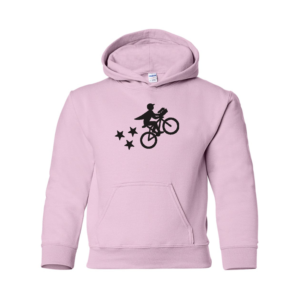Youth  Postmates Bike Gildan Heavy Blend  Hooded Sweatshirt