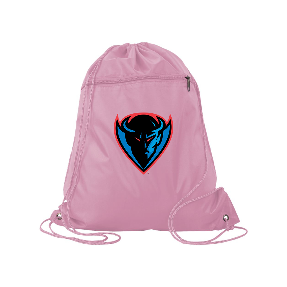 DePaul Blue Demons  Q-Tees - Polyester Cinchpack