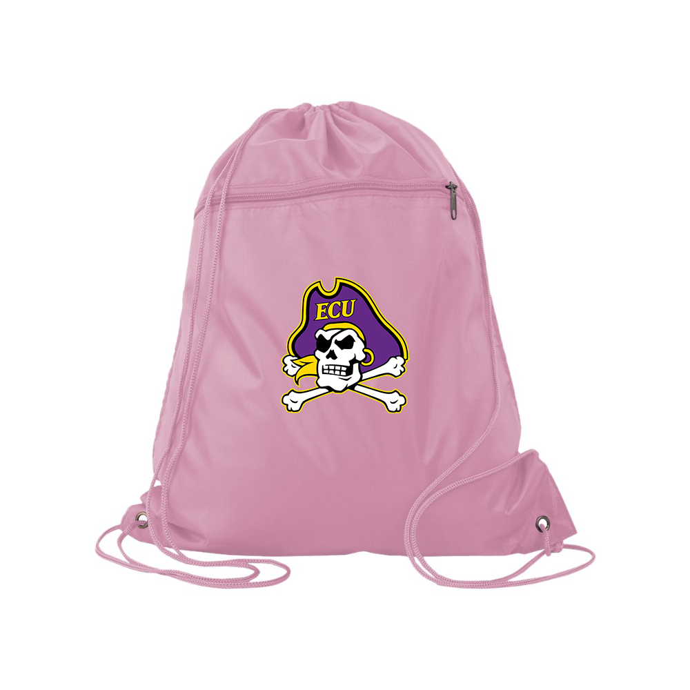East Carolina Pirates  Q-Tees - Polyester Cinchpack