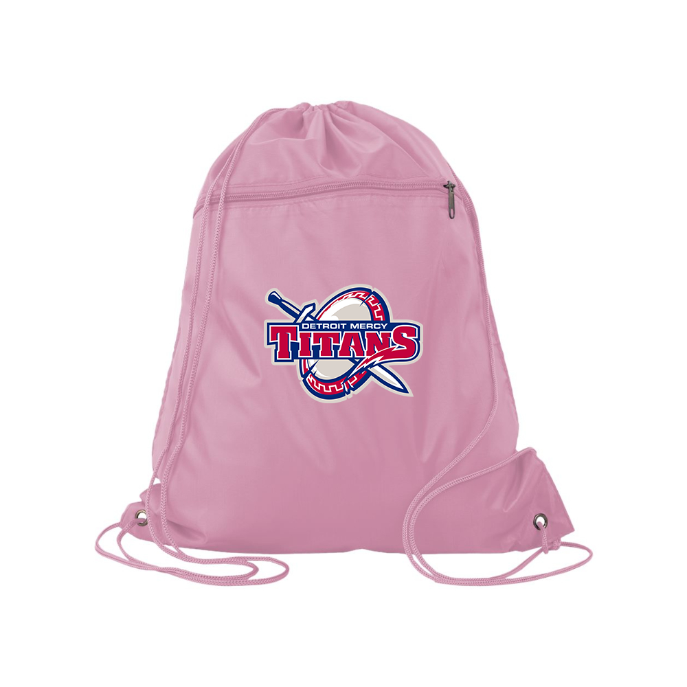 Detroit Titans Q-Tees - Polyester Cinchpack