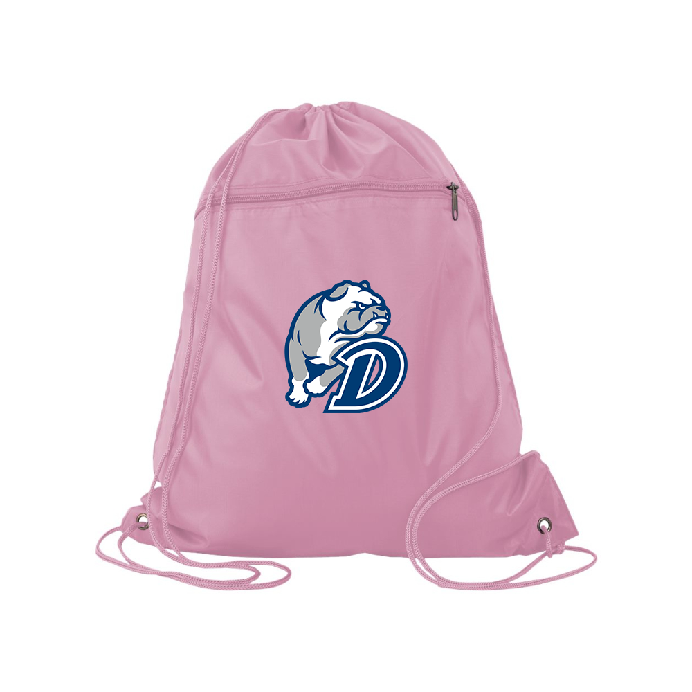 Drake Bulldogs Q-Tees - Polyester Cinchpack