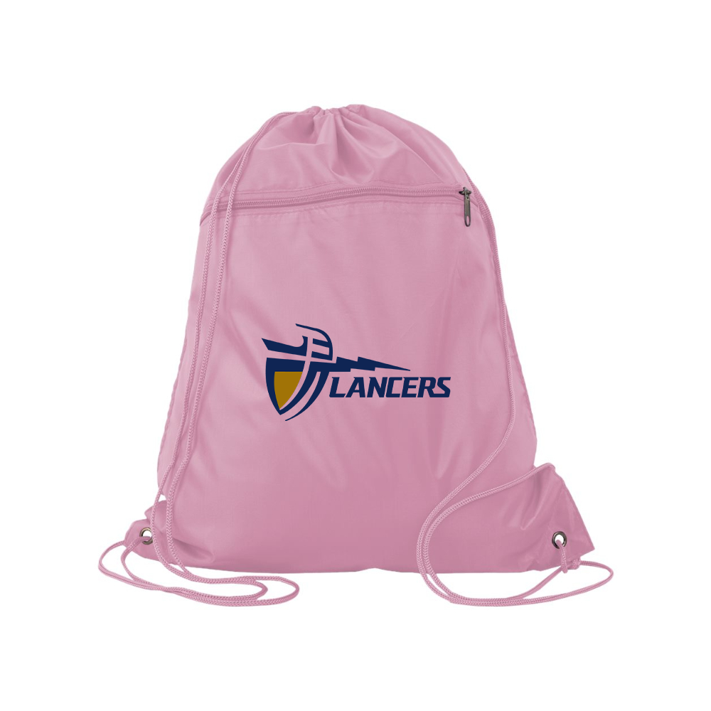 Bucknell Bison Q-Tees - Polyester Cinchpack