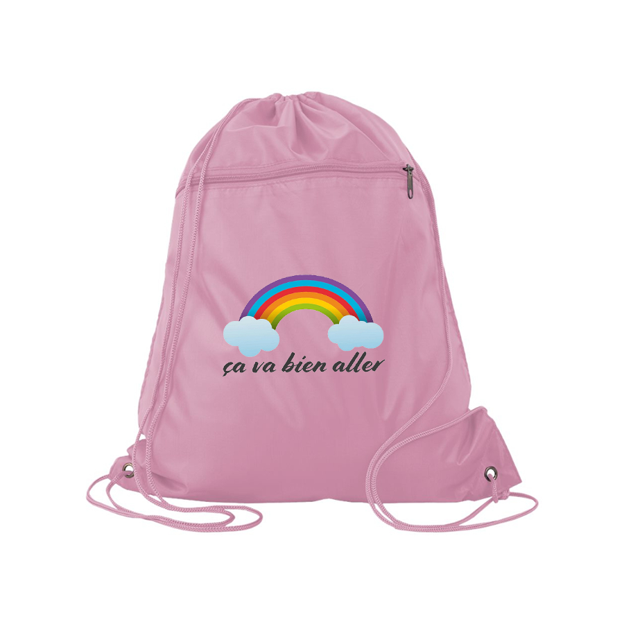 Ça va bien aller Q-Tees - Polyester Cinchpack