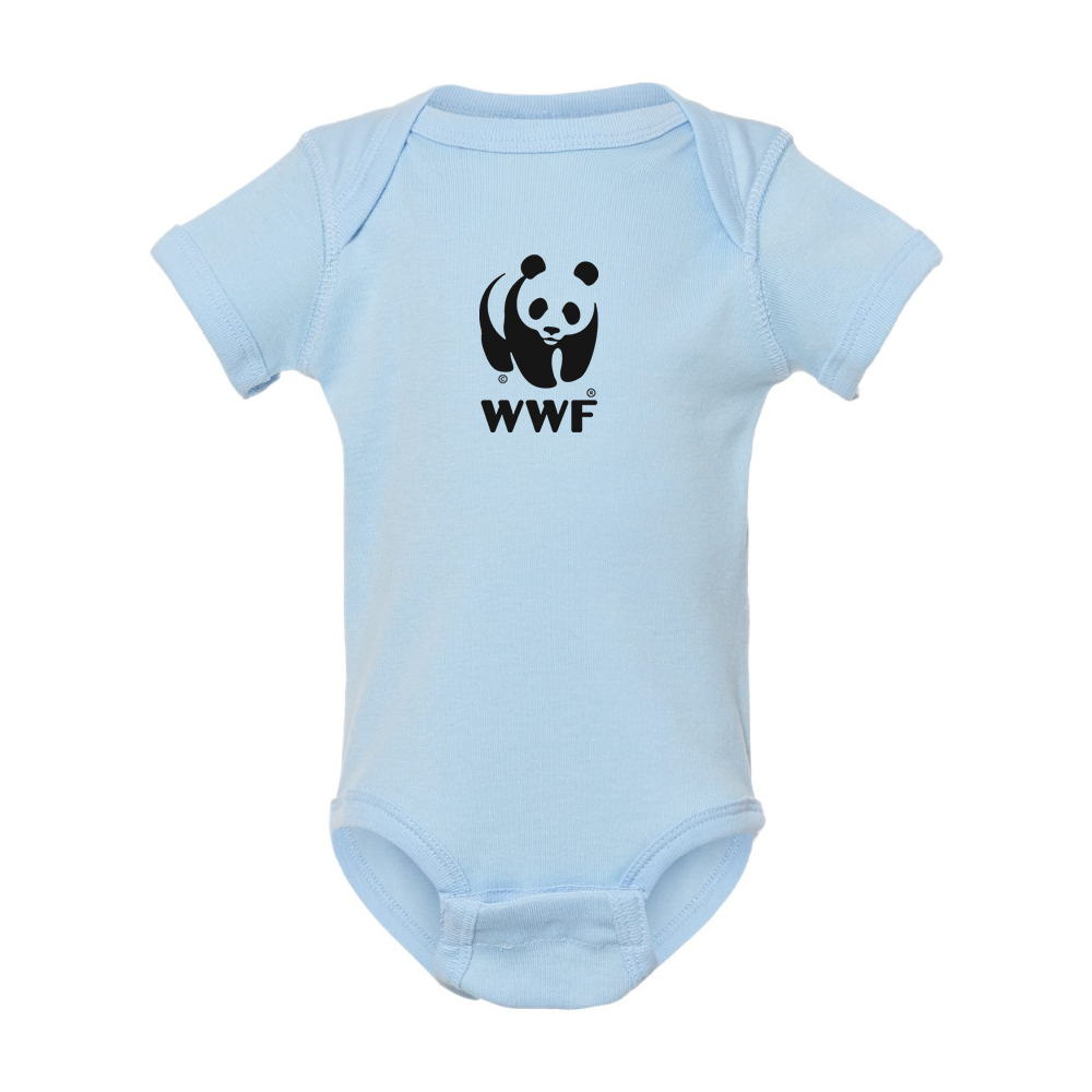 WWF  Rabbit Skins Infant Baby Rib Bodysuit