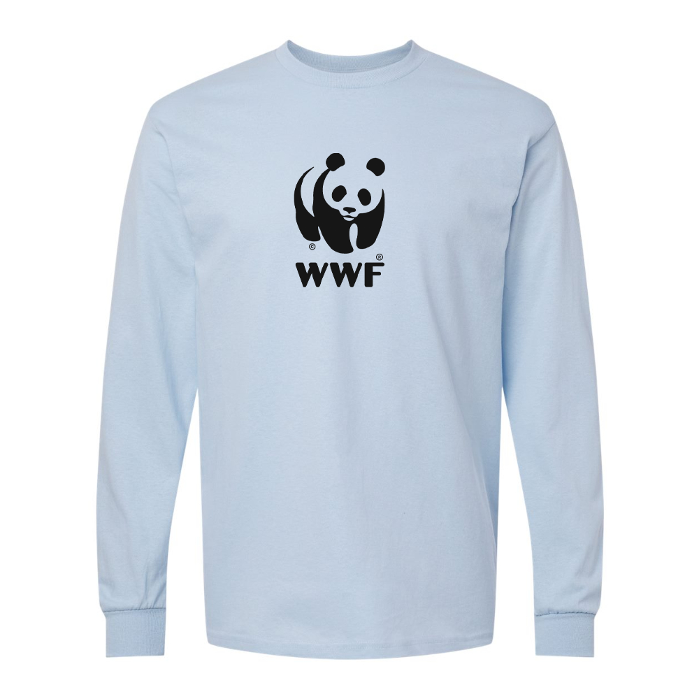 Men's  WWF  Gildan Heavy Cotton Long Sleeve T-Shirt