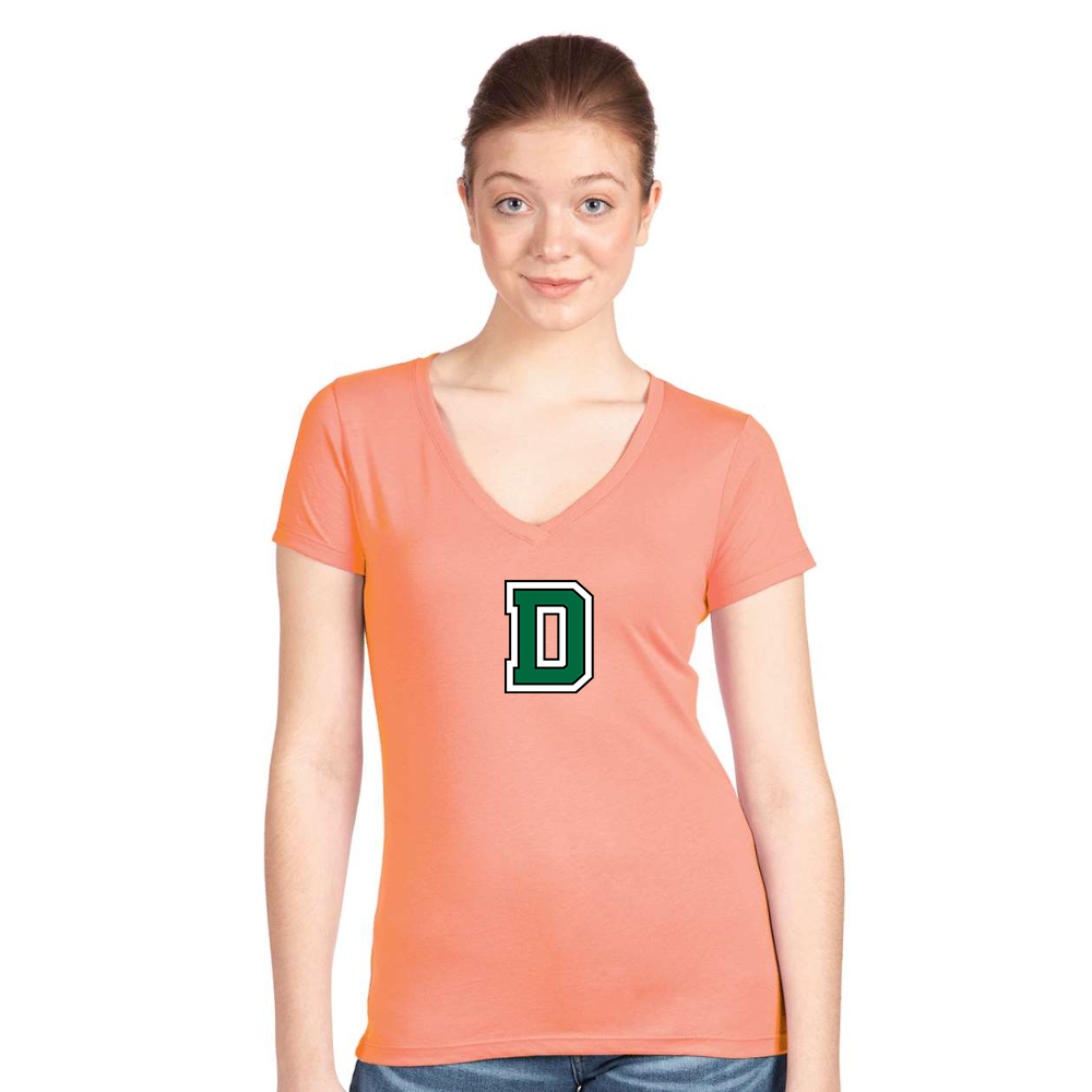 Women's  Dartmouth Big Green  Next Level V-Neck T-Shirt