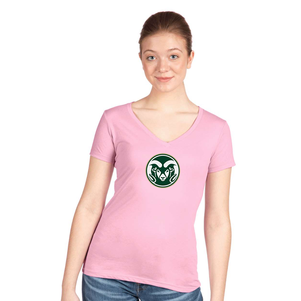 Women's Colorado State Rams Next Level V-Neck T-Shirt