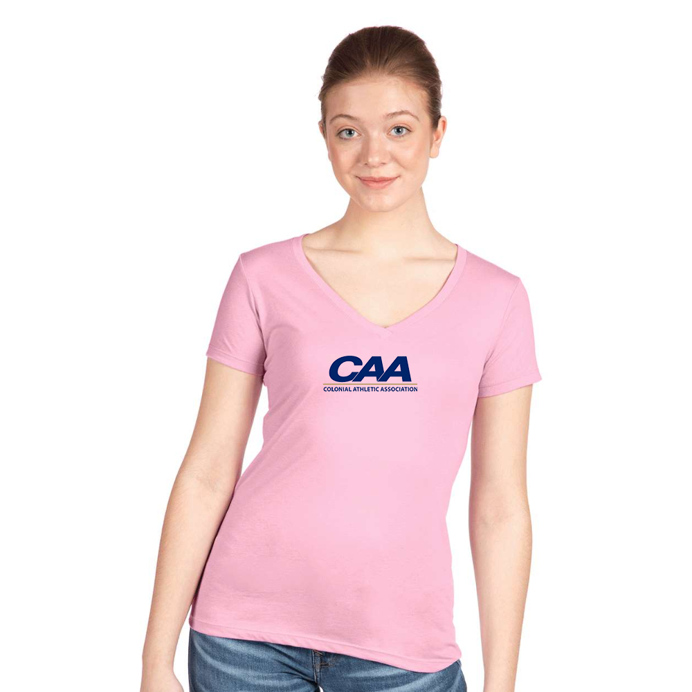 Women's Colonial Athletic Association Next Level V-Neck T-Shirt