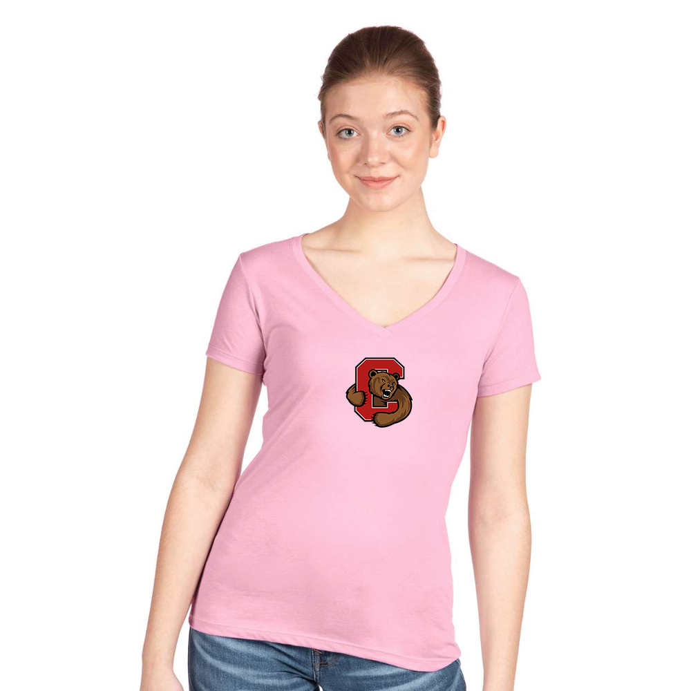 Women's Cornell Big Red Next Level V-Neck T-Shirt