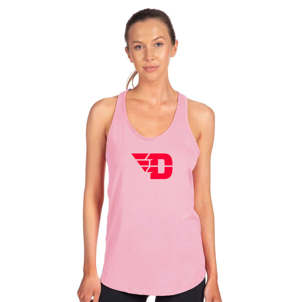 Women's Dayton Flyers  Next Level Ideal Racerback Tank