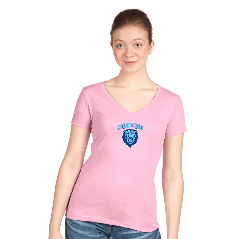 Women's  Columbia Lions Next Level V-Neck T-Shirt