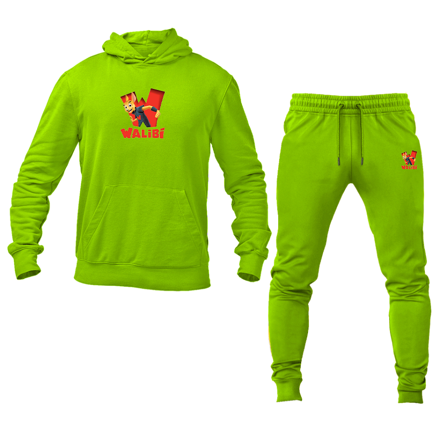 Men's Walibi Logo Hoodie Joggers Set