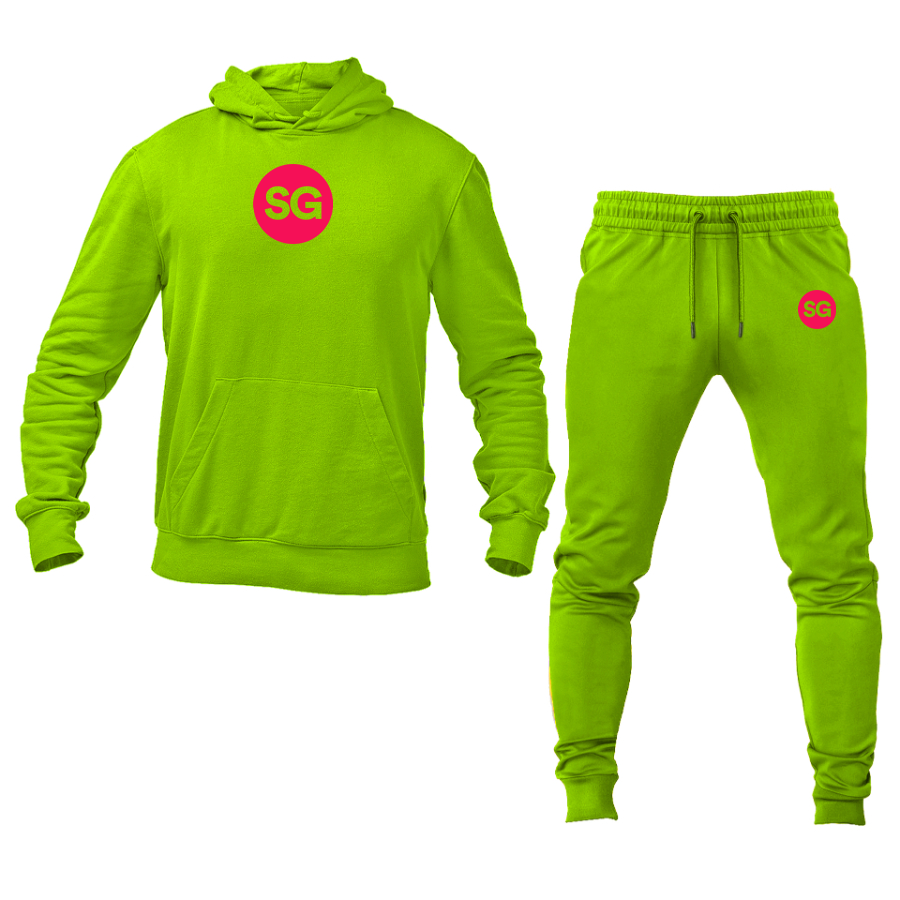 Men's Sofiagray Logo Hoodie Joggers Set