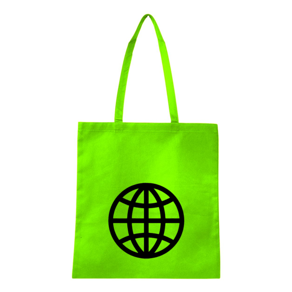 Internet Globe  Q-Tees Non-Woven  Tote