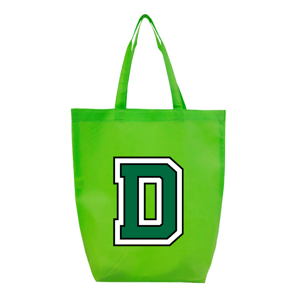 Dartmouth Big Green Q-Tees Non-Woven Gusset Bottom Tote