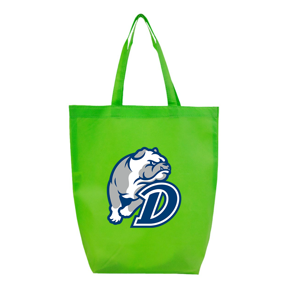 Drake Bulldogs Q-Tees Non-Woven Gusset Bottom Tote