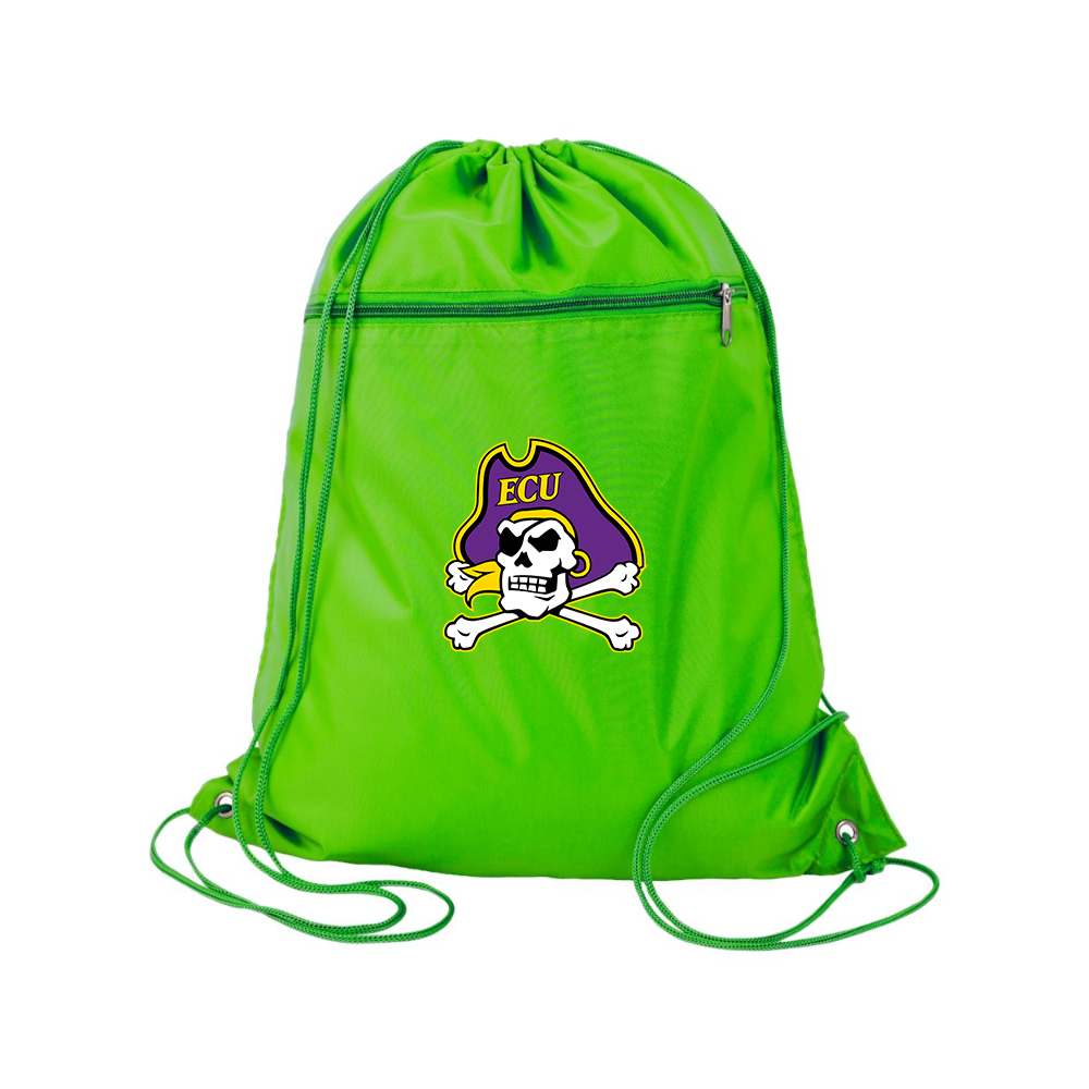 East Carolina Pirates  Q-Tees - Polyester Cinchpack